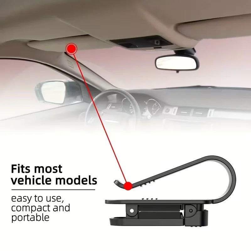 VelociCLIP | Premium Sun Visor Glasses Holder